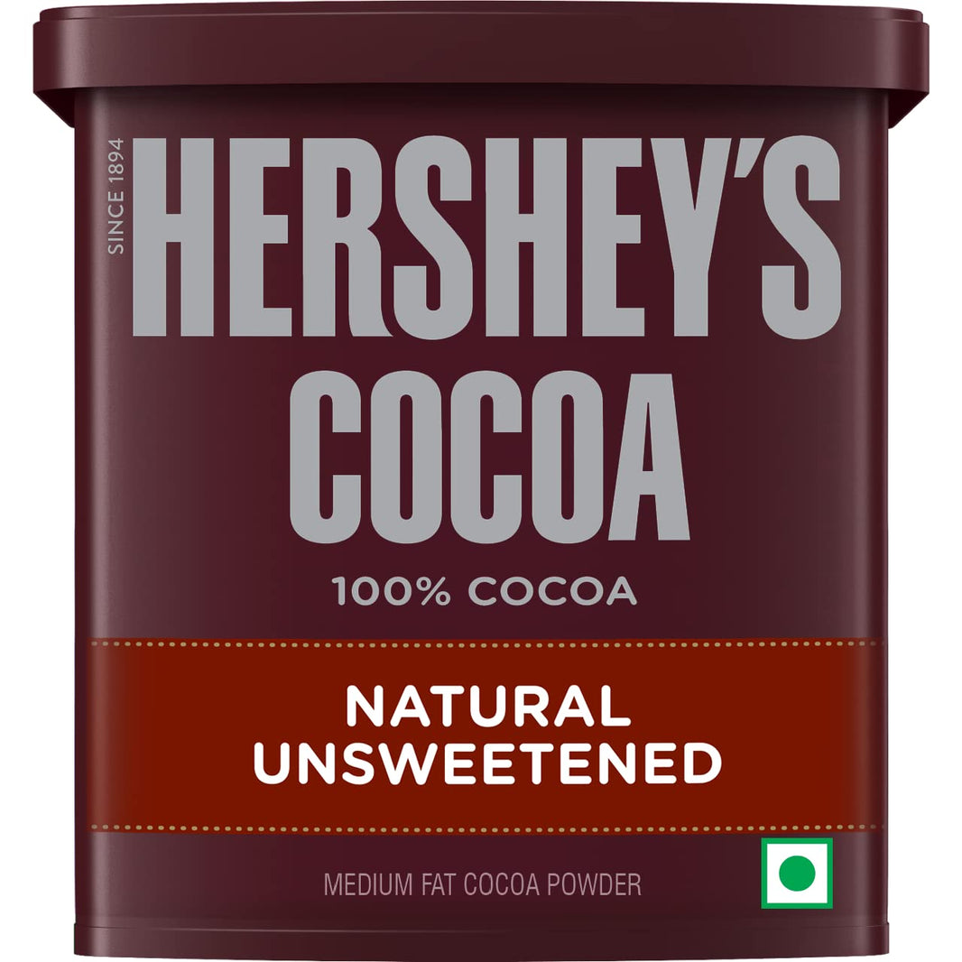 HERSHEYS COCOA NATURAL UNSWEETENED POWDER 225GM