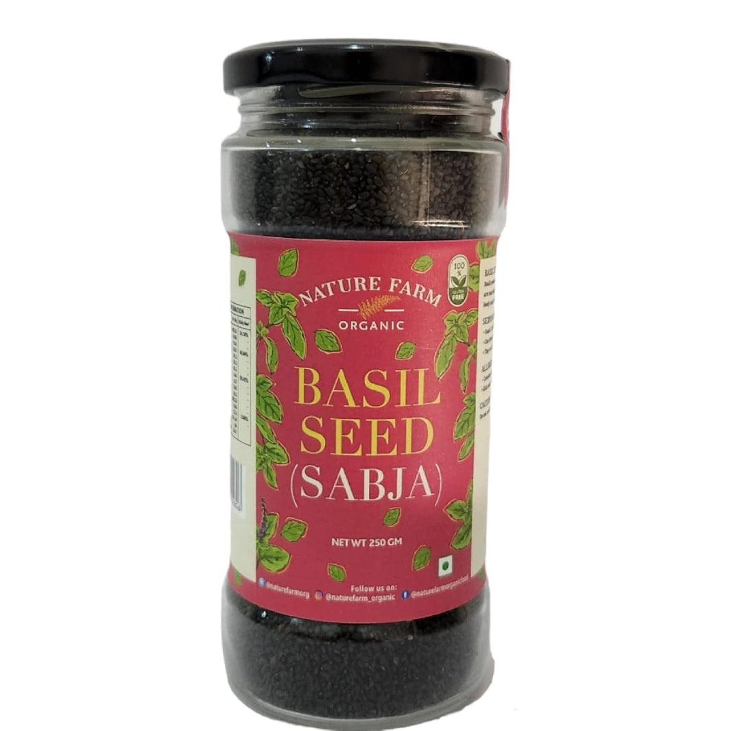 NATURE FARM ORGANIC BASIL SEEDS 250 GM
