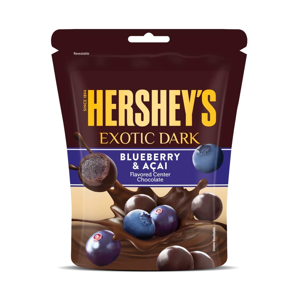 HERSHEYS EXOTIC DARK BLUEBERRY 100G