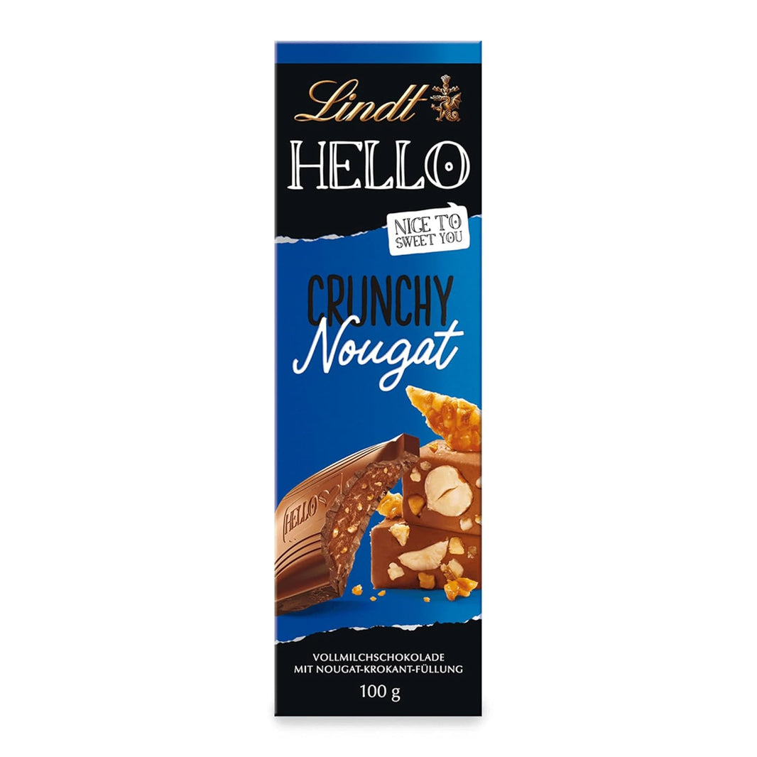 LINDT CLT HELLO CRUNCHY NOUGHAT PP 39G