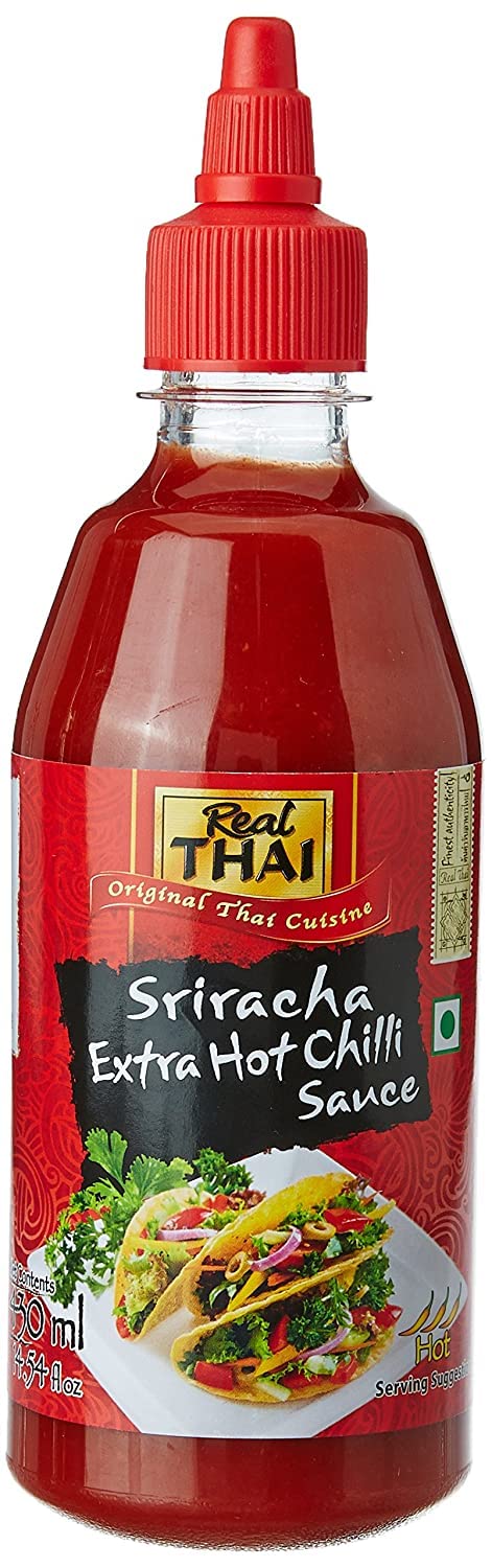 REAL THAI SRIRACHA EXTRA HOT CHILLI 430ML