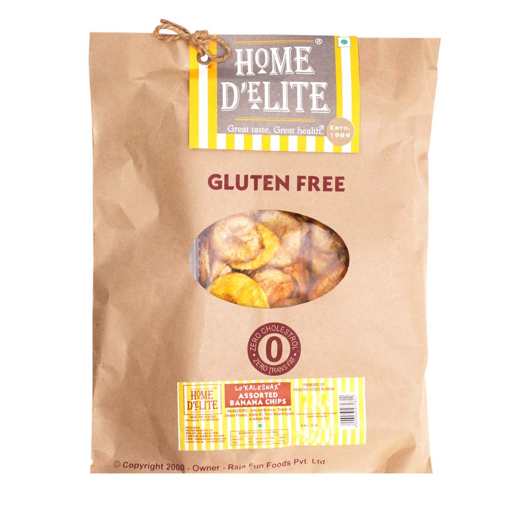 HOME DELITE assorted banana chips 90 gm