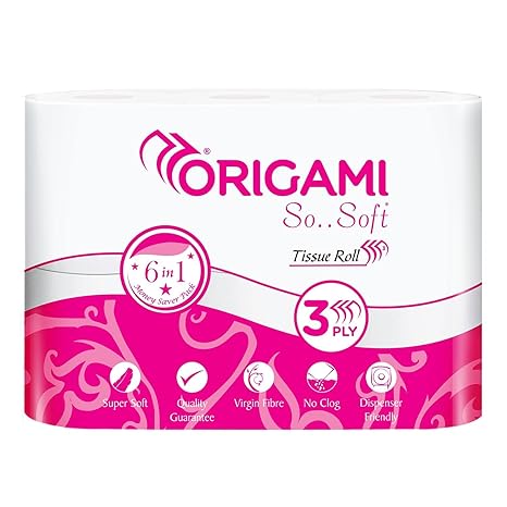 ORIGAMI SO SOFT TISSUE ROLLS 6*1 (SET)