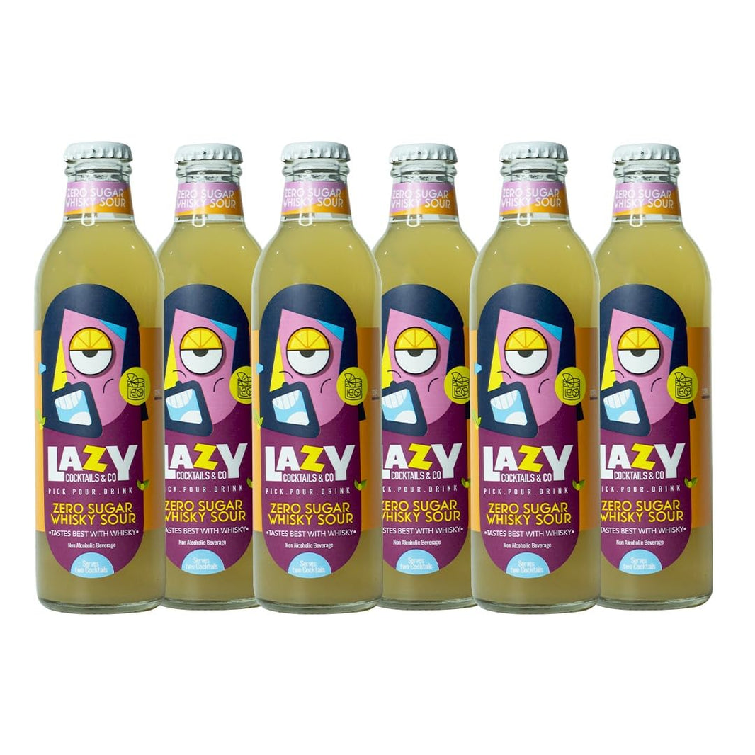 LAZY ZERO SUGAR WHISKEY SOUR COCK TAILS