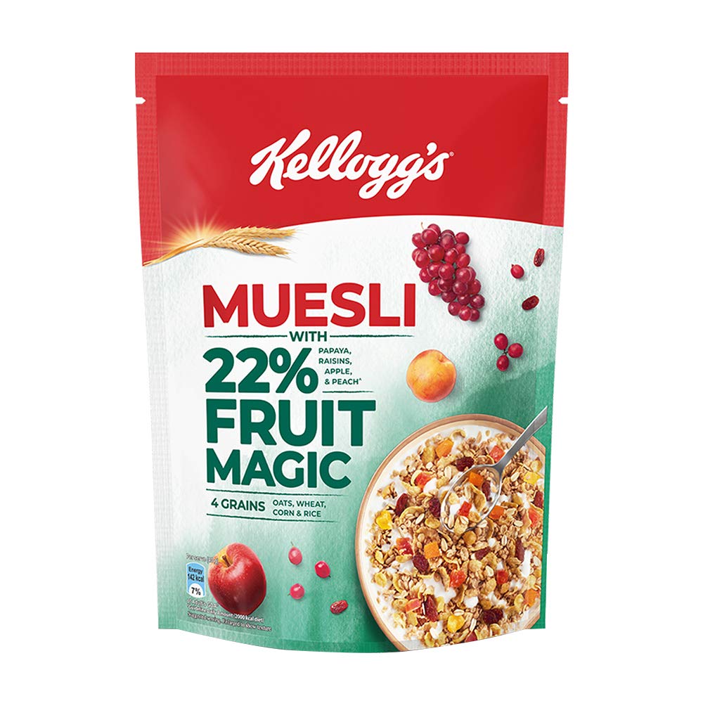KELLOGS MUESLI FRUIT & MAGIC 500 GM