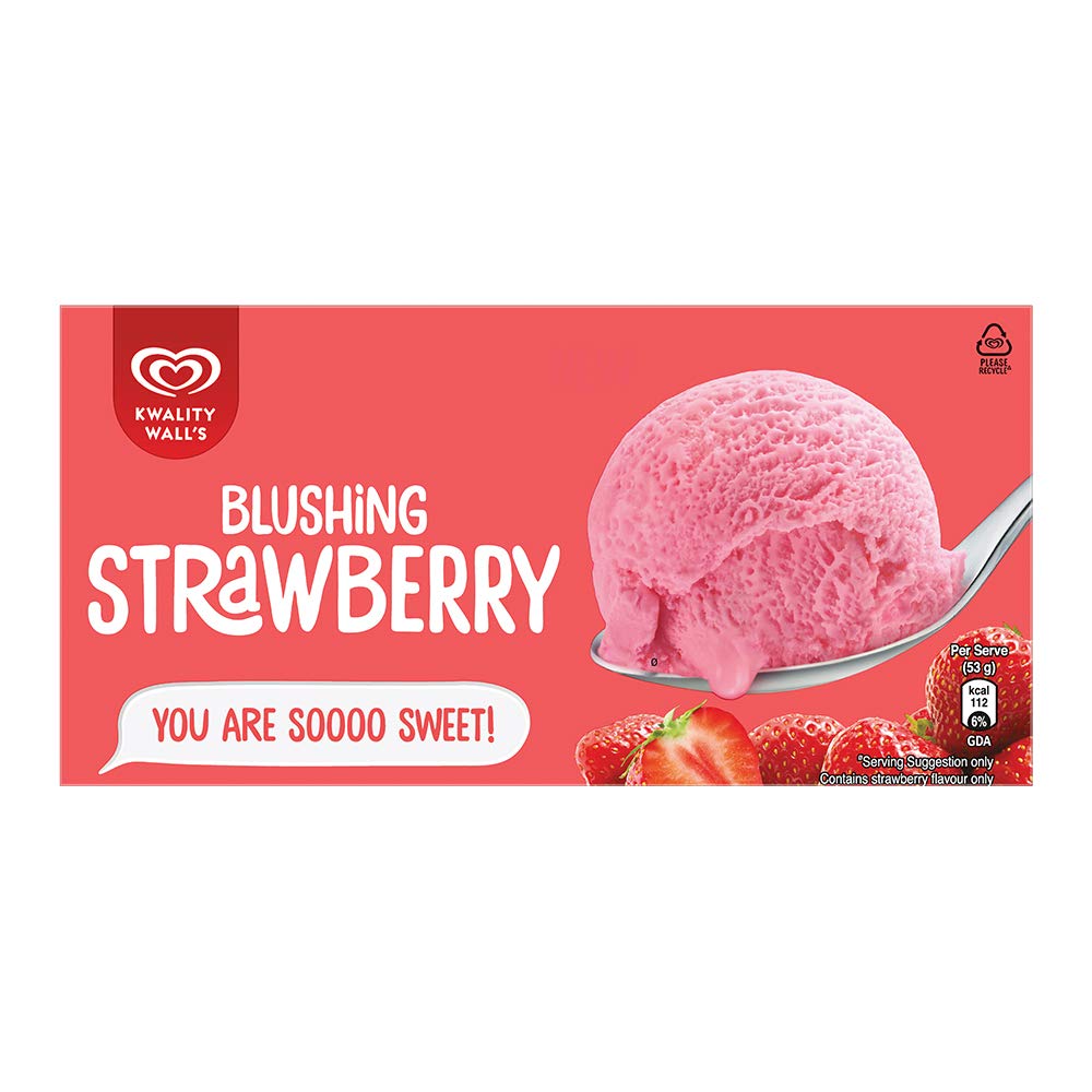 KWALITY WALL BLUSHING STRAWBERRY 700ML