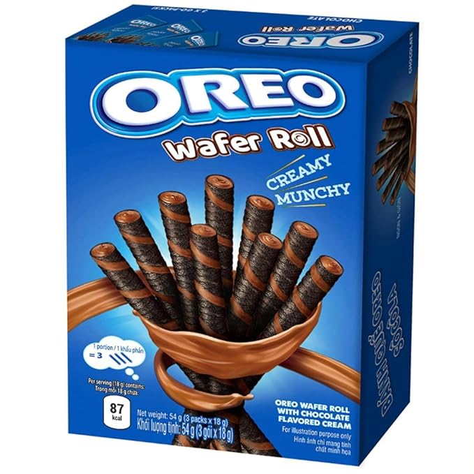 OREO WAFFER ROLL CHOCOLATE 54GR