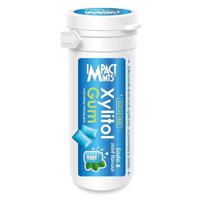 IMPACR MINTS XYLITOL GUM S/F SODA & MINT FLAVR 30 GM