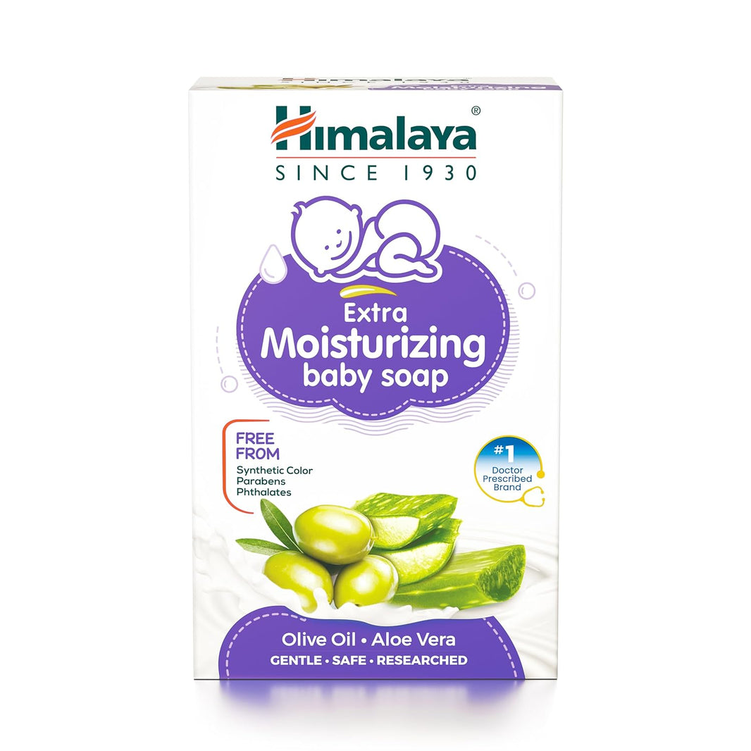 HIMALAYA EXTRA MOISTURIZING BABY SOAP 75G