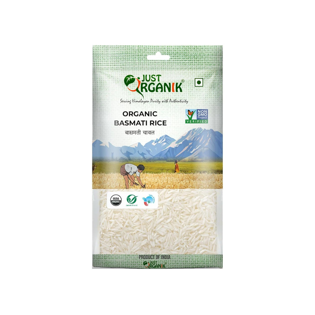 JUST ORGANIK BASMATI RICE 1 KG