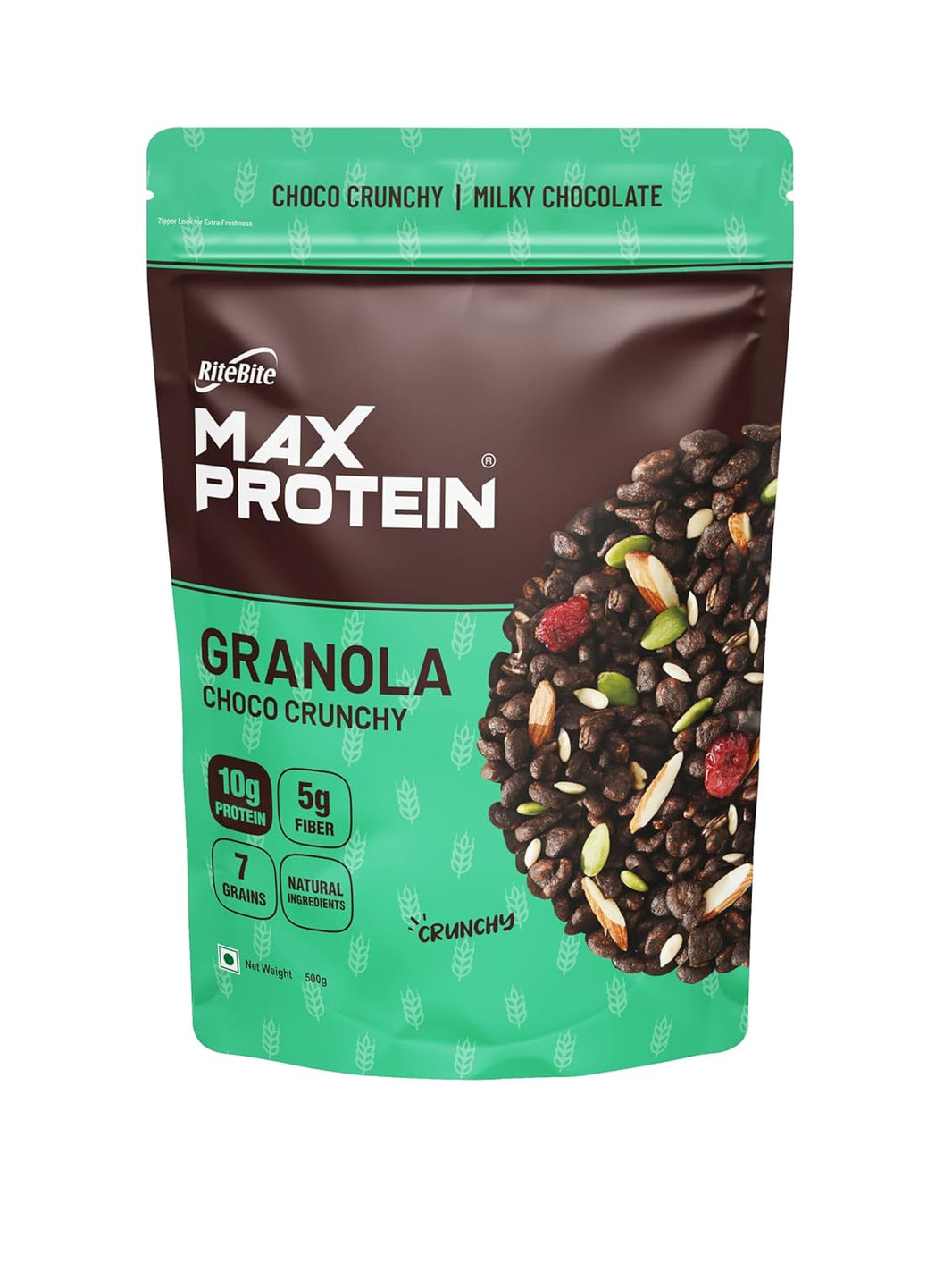 MAXPROTIEN GRANOLA CHOCO CRUNCHY 500 GM