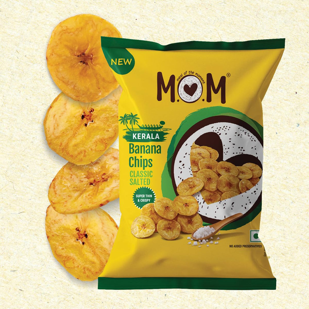 MOM KERALA BANANA CHIPS CLASSIC SALTED