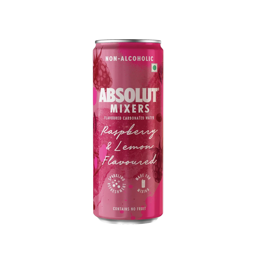 ABSOLUT MIXERS RASPBERRY & LEMON FLAVOURED