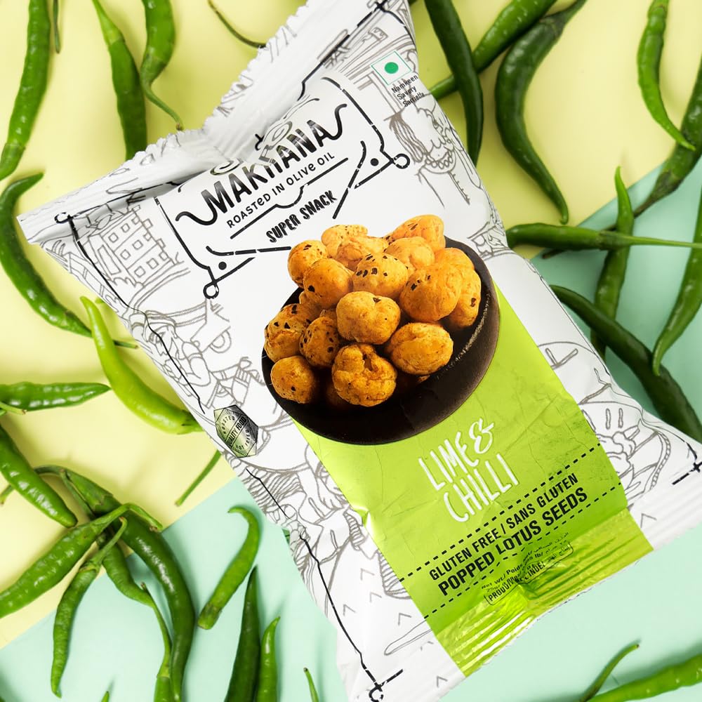MR MAKHANA LIME & CHILLI MAKHANA 75G