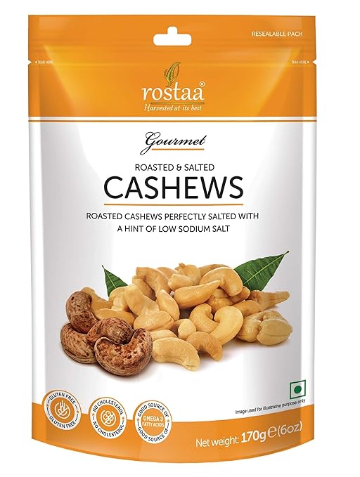 ROSTAA ROASTED & SALTED CASHEWS
