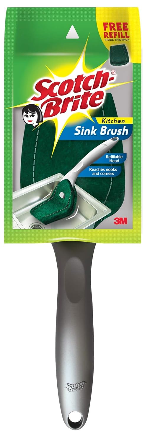 SCOTCH BRITE KITCHEN SINK BRUSH 3 M