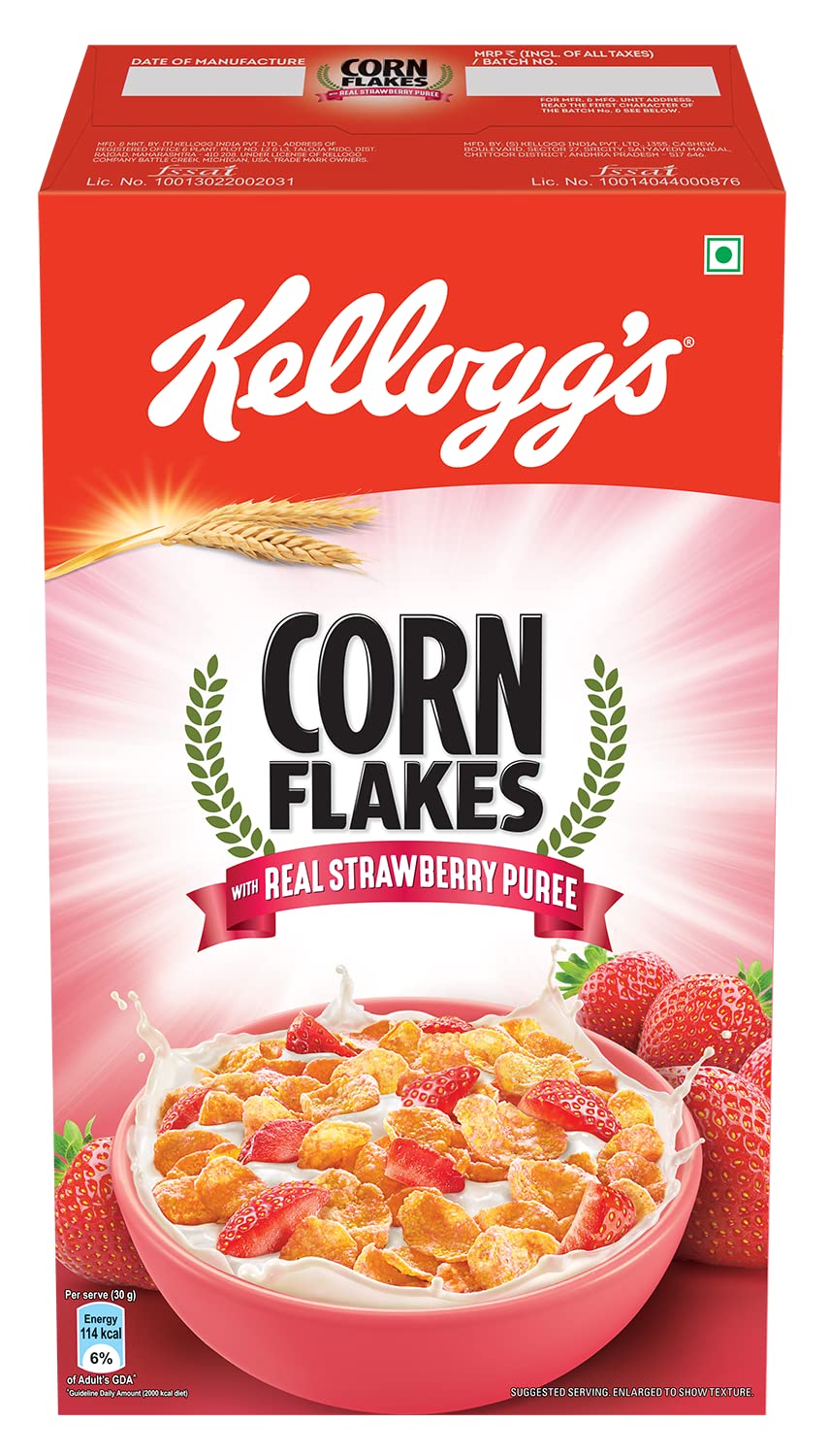 KELLOGS STRAWBERRY CORN FLAKES 575G