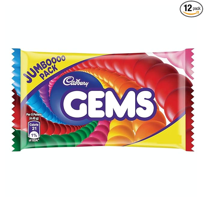 CADBURY GEMS CARTON PACK