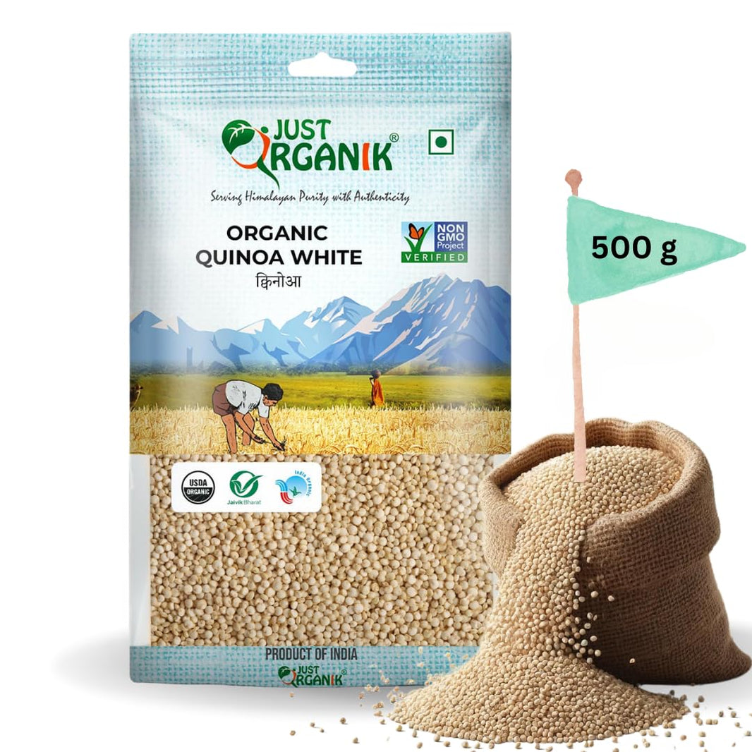 JUST ORGANIK QUINOA WHITE 500G