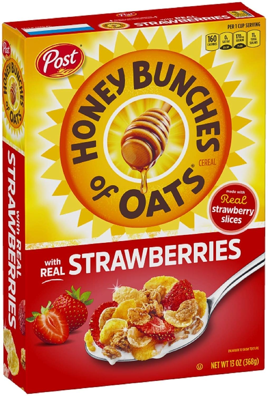 POST HONEY BUNCHES OF OATS WITH REAL STRAWBERRIES 311 GM