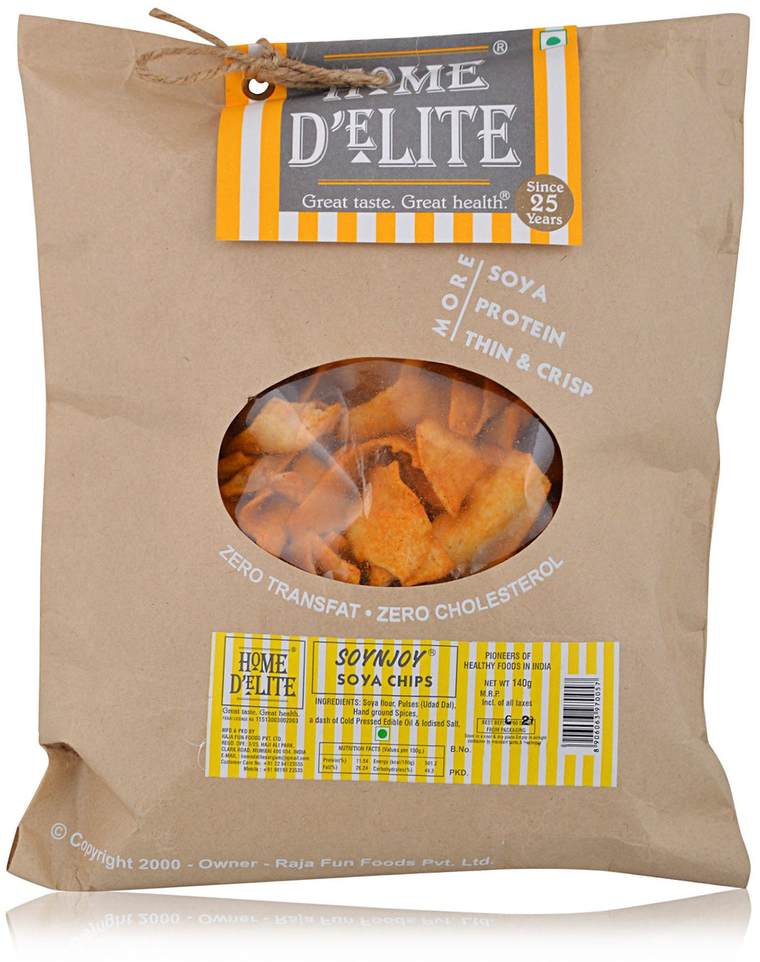 HOME DELITE THAI SWEET CHILLI SOYA CHIPS