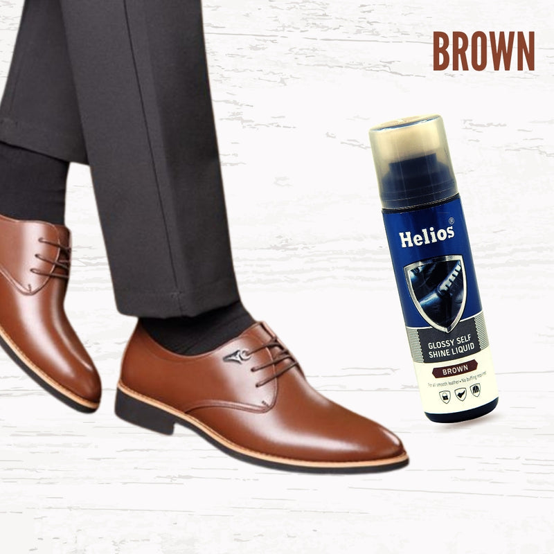 HELIOUS GLOSSY SELF SHINE LIQUID BROWN 75 ML