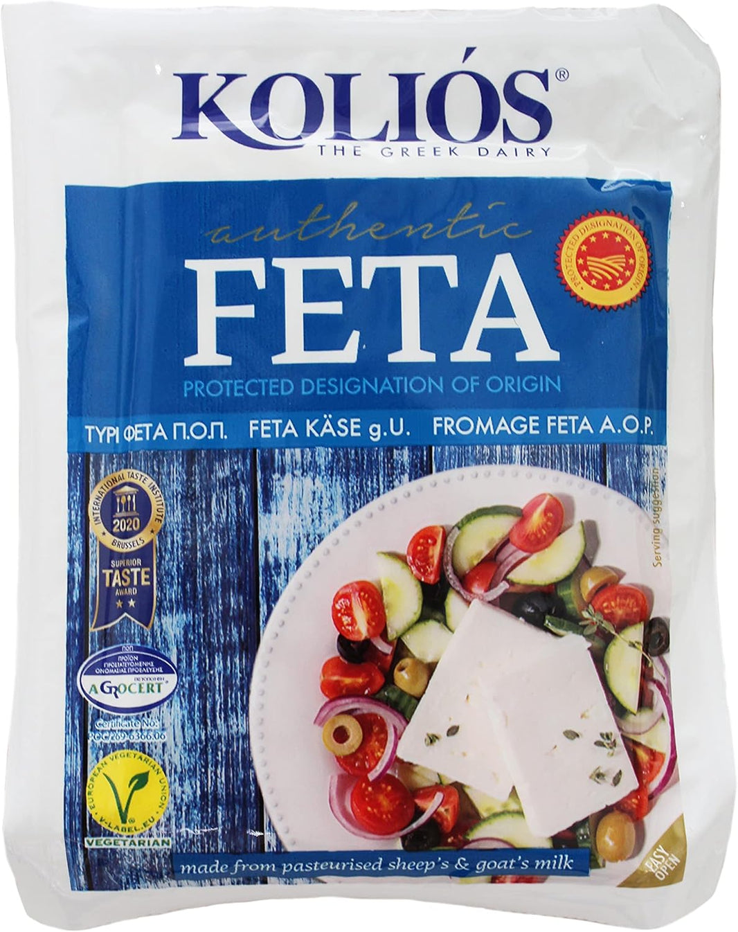 KOLIOS FETA CHEESE 200G