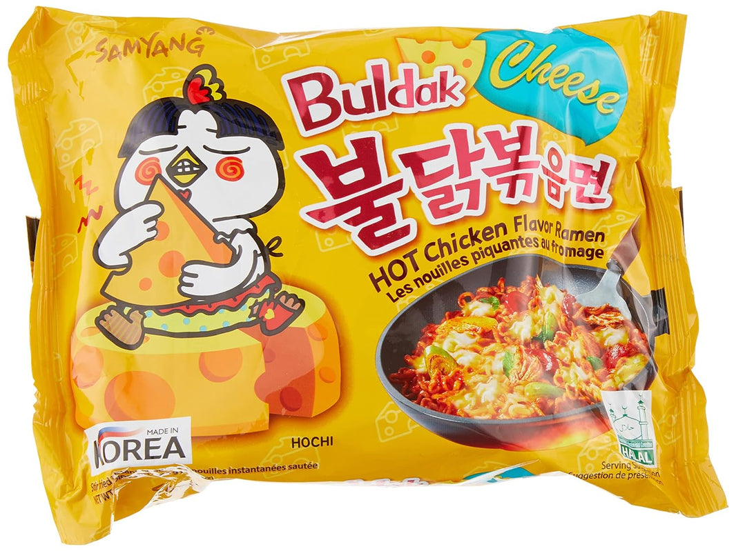 SAMYANG CHEESE HOT CHICKEN RAMEN 140 GM NOODLES PACK