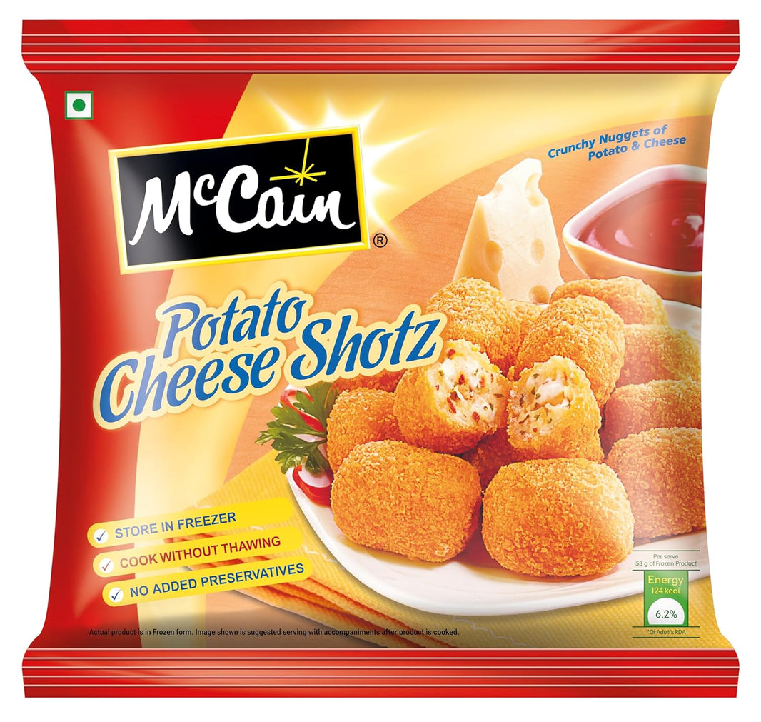 MCCAINS CHEESE SHOTZ 400GM
