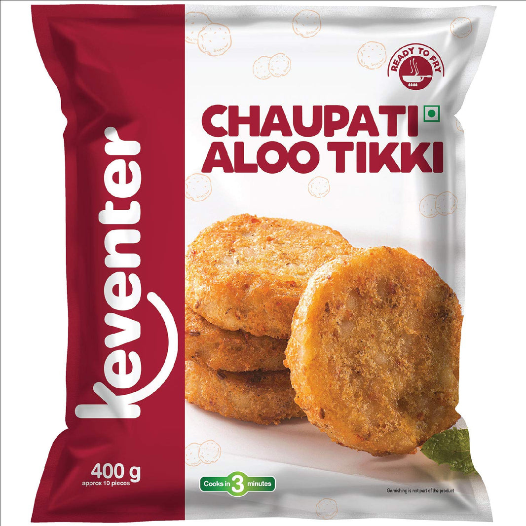 KEVENTER CHAUPATI ALOO TIKKI 400 GM