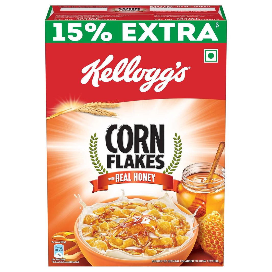 KELLOGS CORN FLAKES REAL HONEY 300 GM