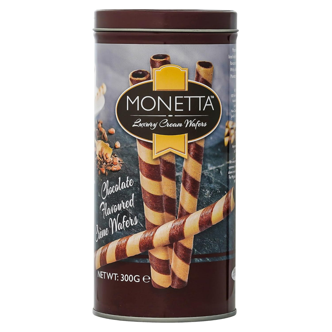 MONETTA CREAM WAFERS CHOCLATE FLAVOUR 300 GM