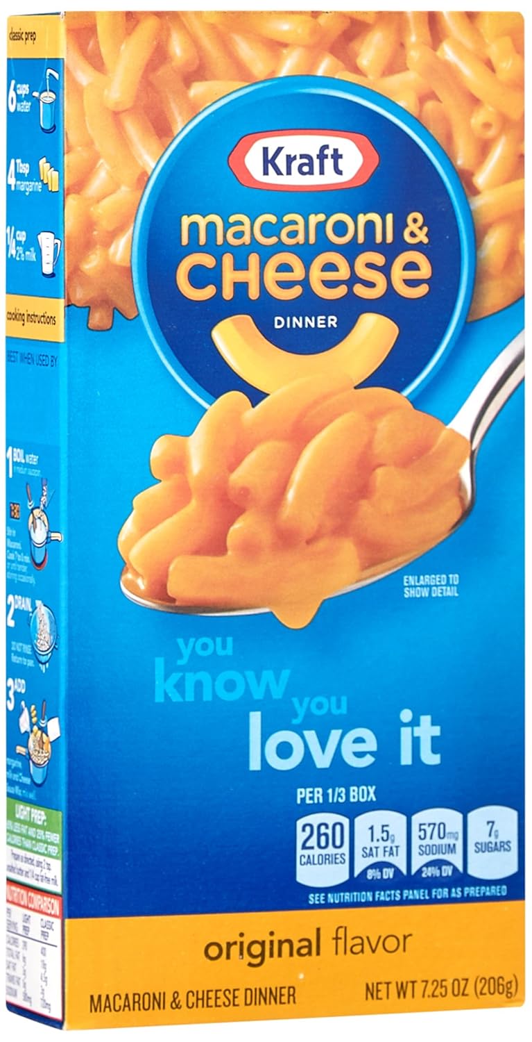 KRAFT MACARONI & CHEESE 206G