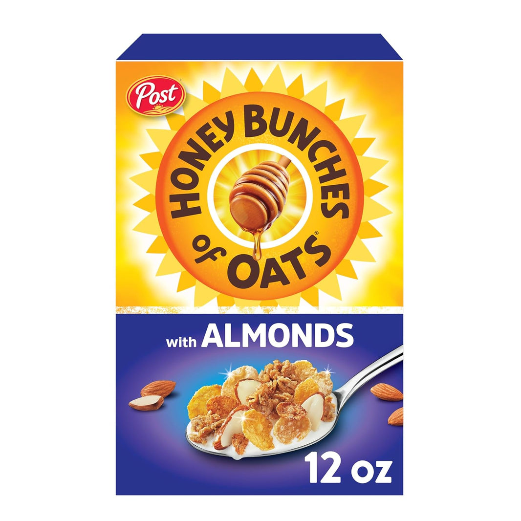 POST HONEY BUNCHES OF OATS WITH ALMOND CEREAL 340 GM