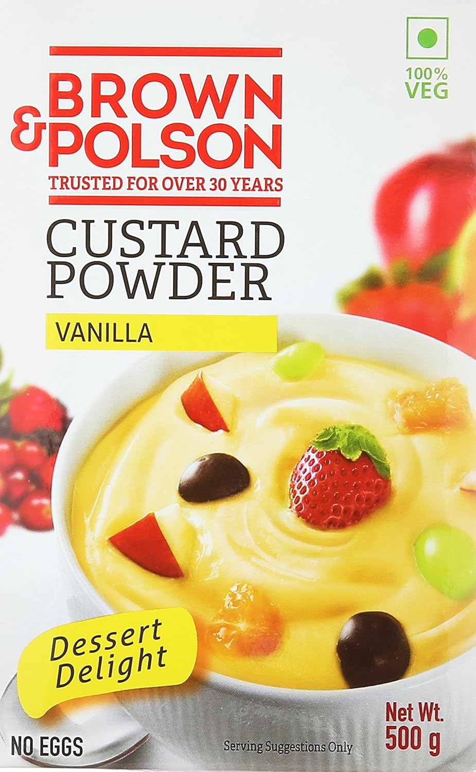 BROWN & POLSON CUSTARD POWDER 500 GM