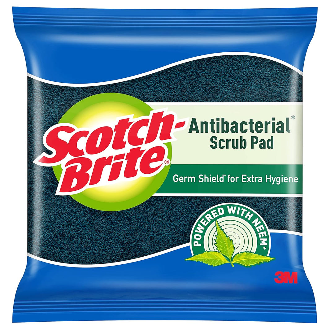 SCOTCH BRITE ANTIBACTERIAL SCRUB PAD 1N