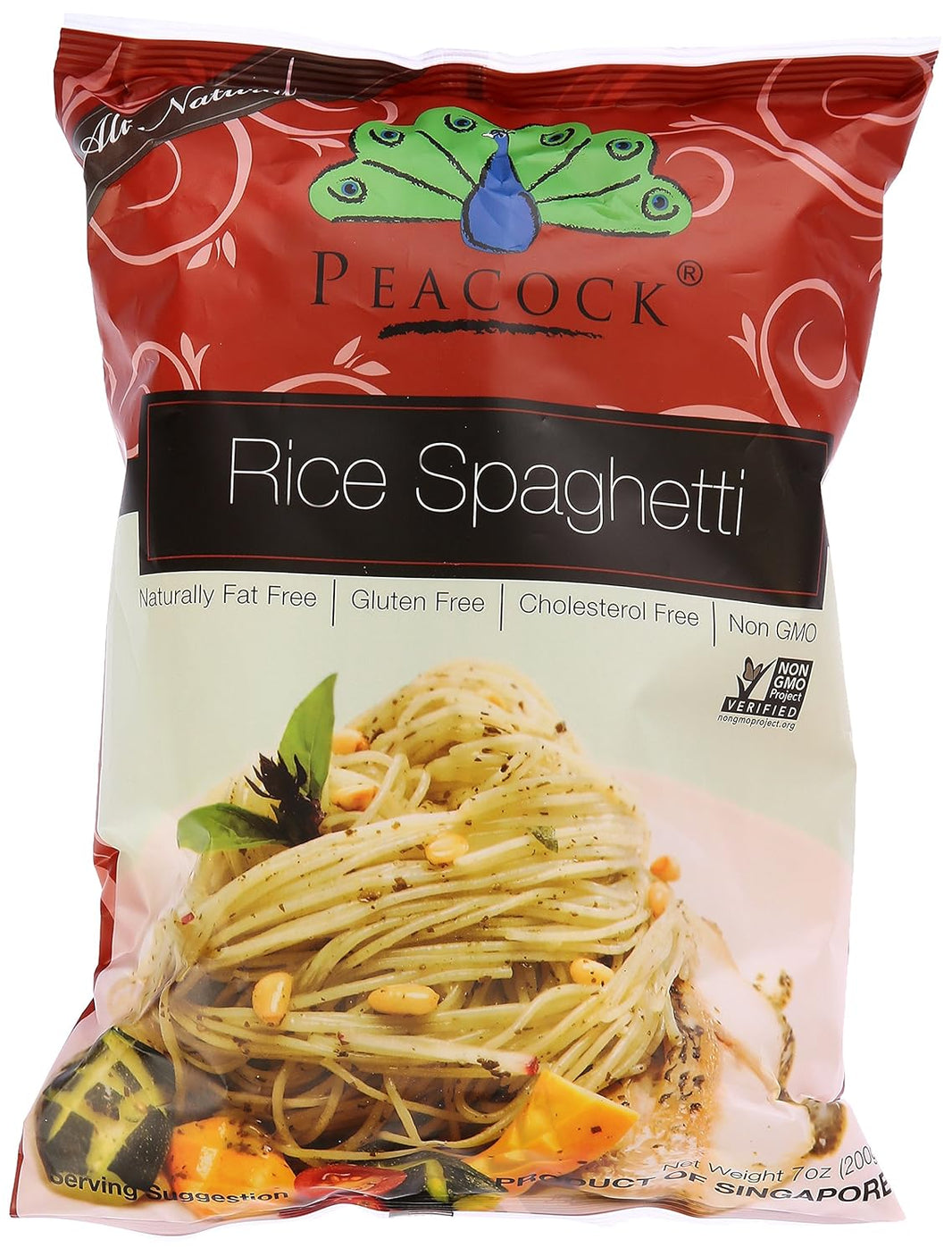 PEACOCK RICE SPAGHETI 200GM