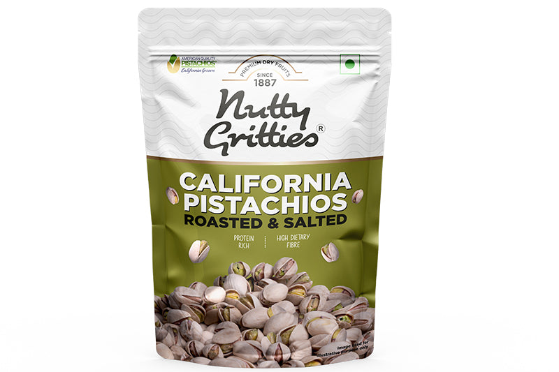 NUTTY GRITTIES - JUMBO ROASTED PISTACHIOS 194GM