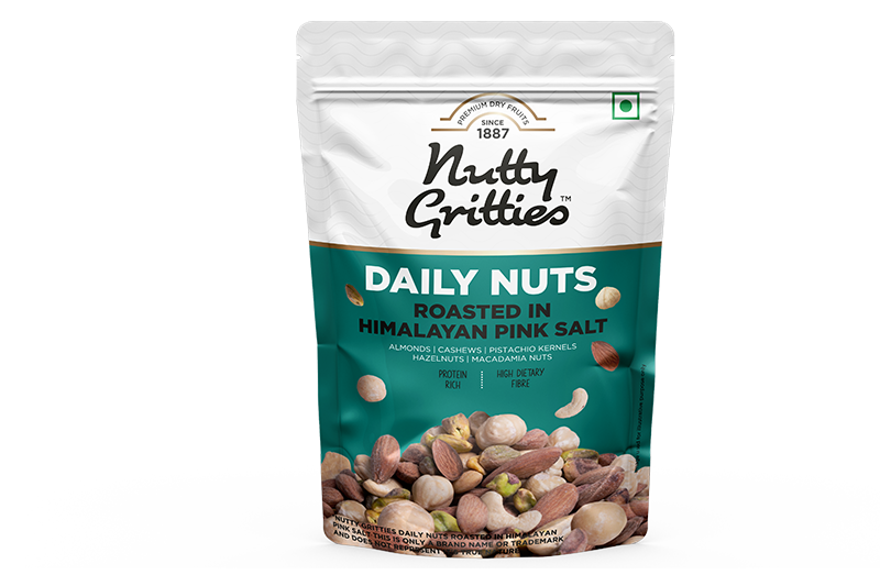 NUTTY GRITTIES DAILY NUTS ROASTED IN HIMALAYAN PINK SALT