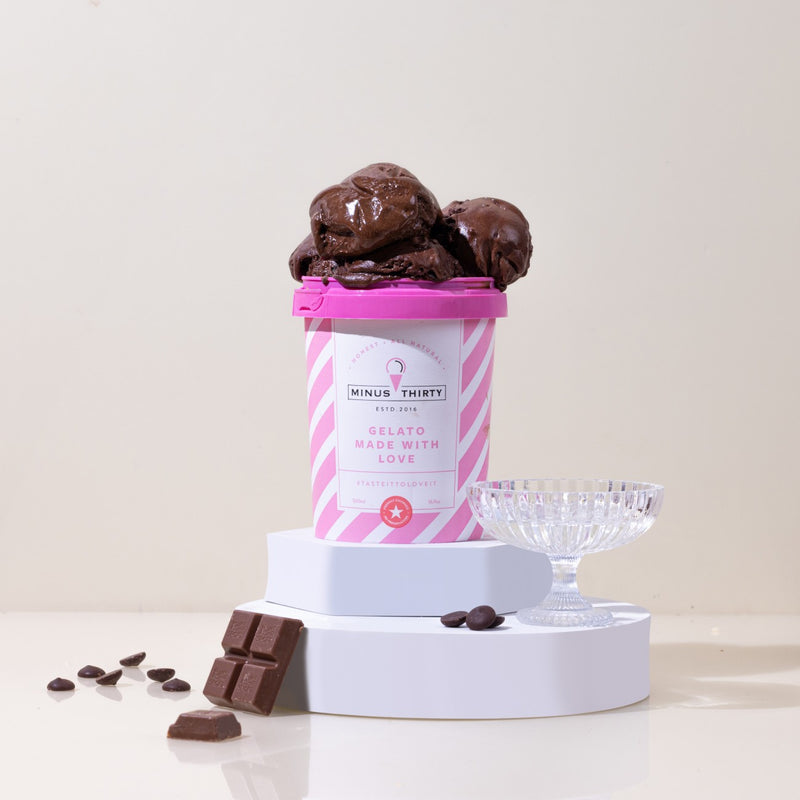 MINUS THIRTY GELATO INTOX BELGIAN CHOCOLATE 500 ML