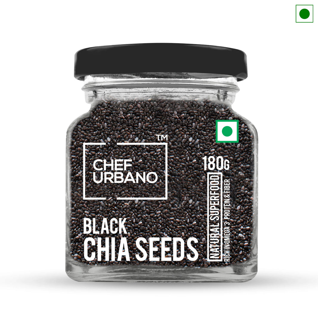CHEF URBANO BLACK CHIA SEEDS 180 GM
