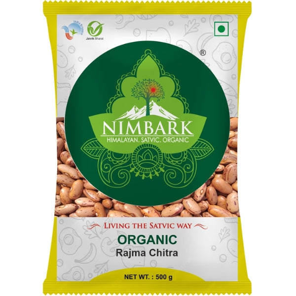 NIMBARK ORGANIC RAJMA CHITRA 500 GM
