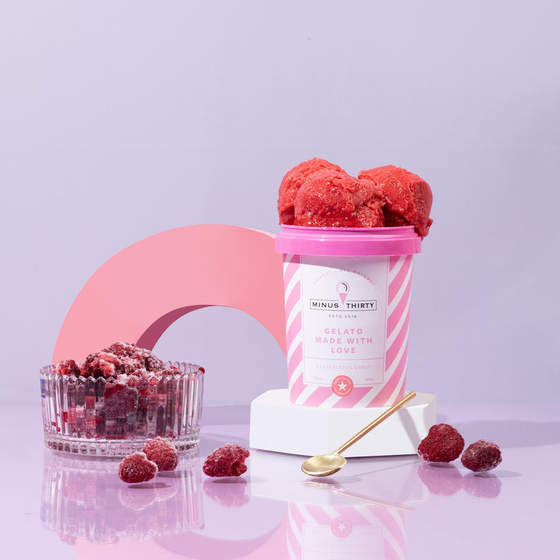 MINUS THIRTY GELATO SORBET RASPBERRY 500 ML