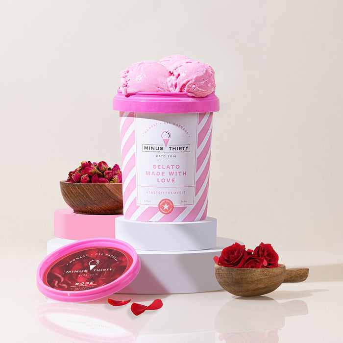MINUS THIRTY GELATO VEGAN & SUGAR FREE ROSE 500 ML