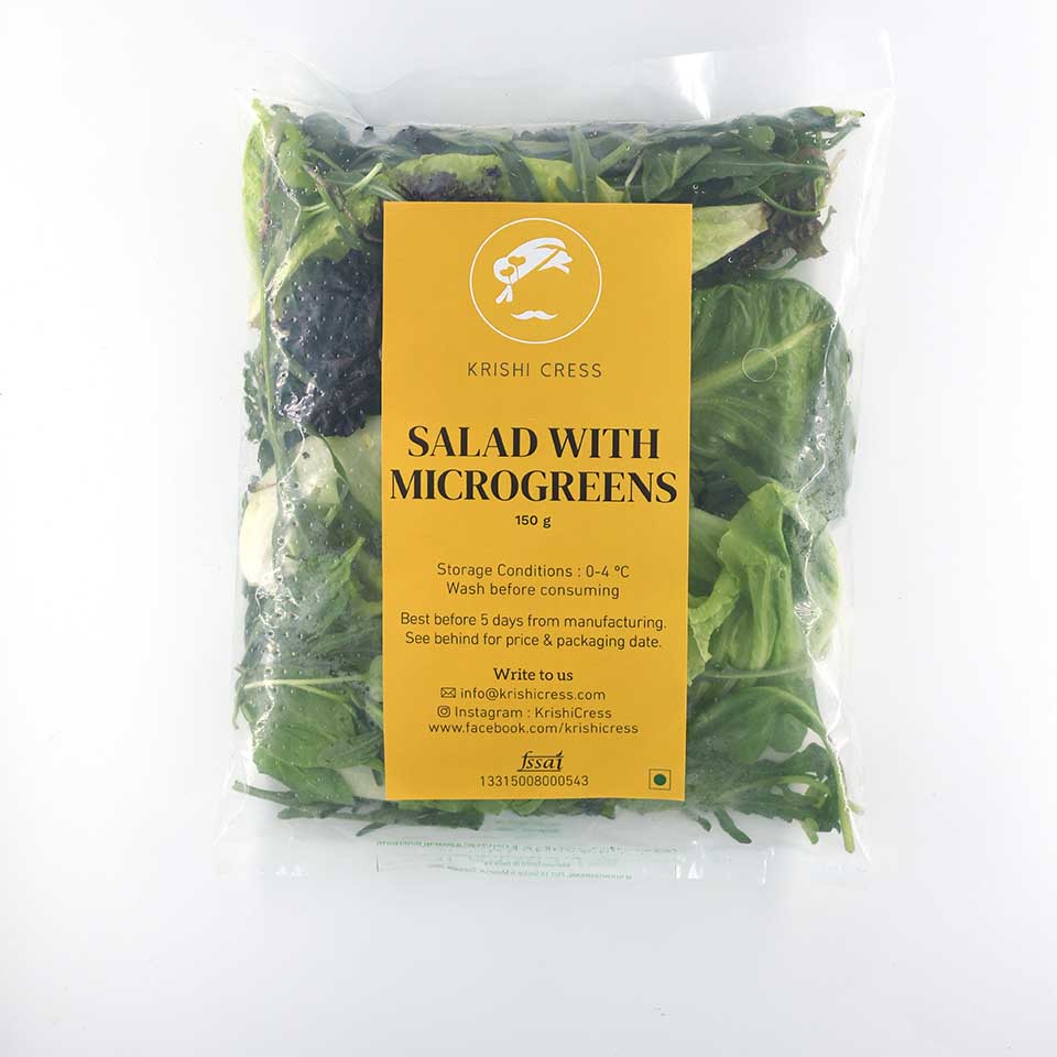 KRISHI CRESS SALAD MIX WITH MICROGREENS