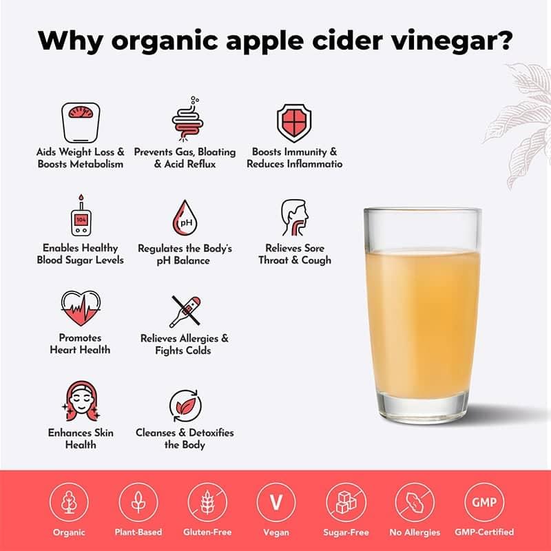 APPLE CIDER VINEGAR 500 ML + - SuperMarcheStore