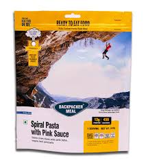 BACKPACKER MEAL SPIRAL PASTA WITH PINK SAUCE - 350G - SuperMarcheStore