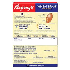 BAGRRYS WHEAT BRAN 500GM - SuperMarcheStore
