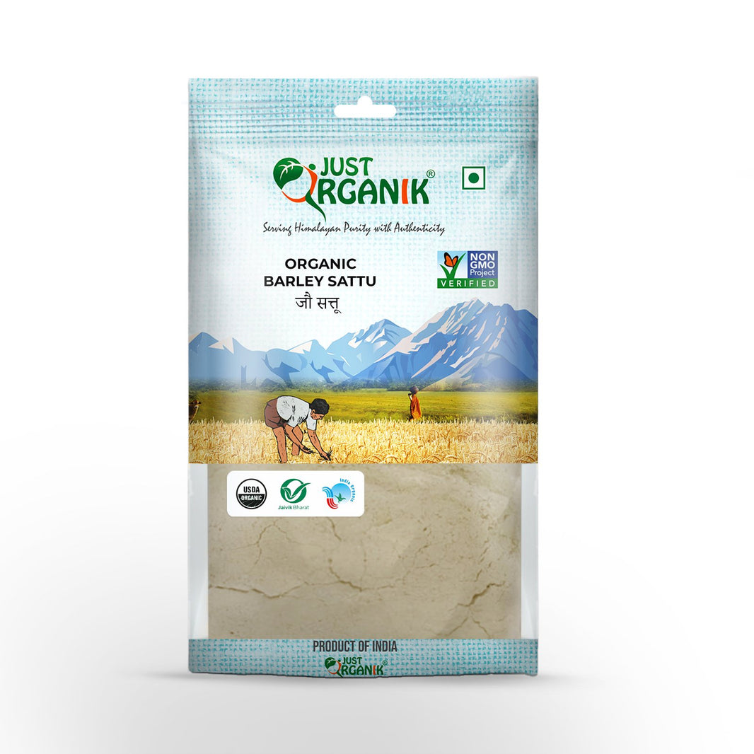 JUST ORGANIK BARLEY SATTU 500 GM