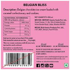 BASKIN ROBIN BELGIAN BLISS 450 ML - SuperMarcheStore